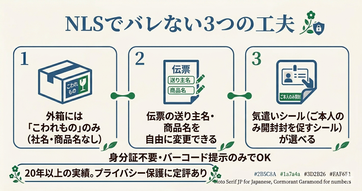 NLSでバレない3つの工夫